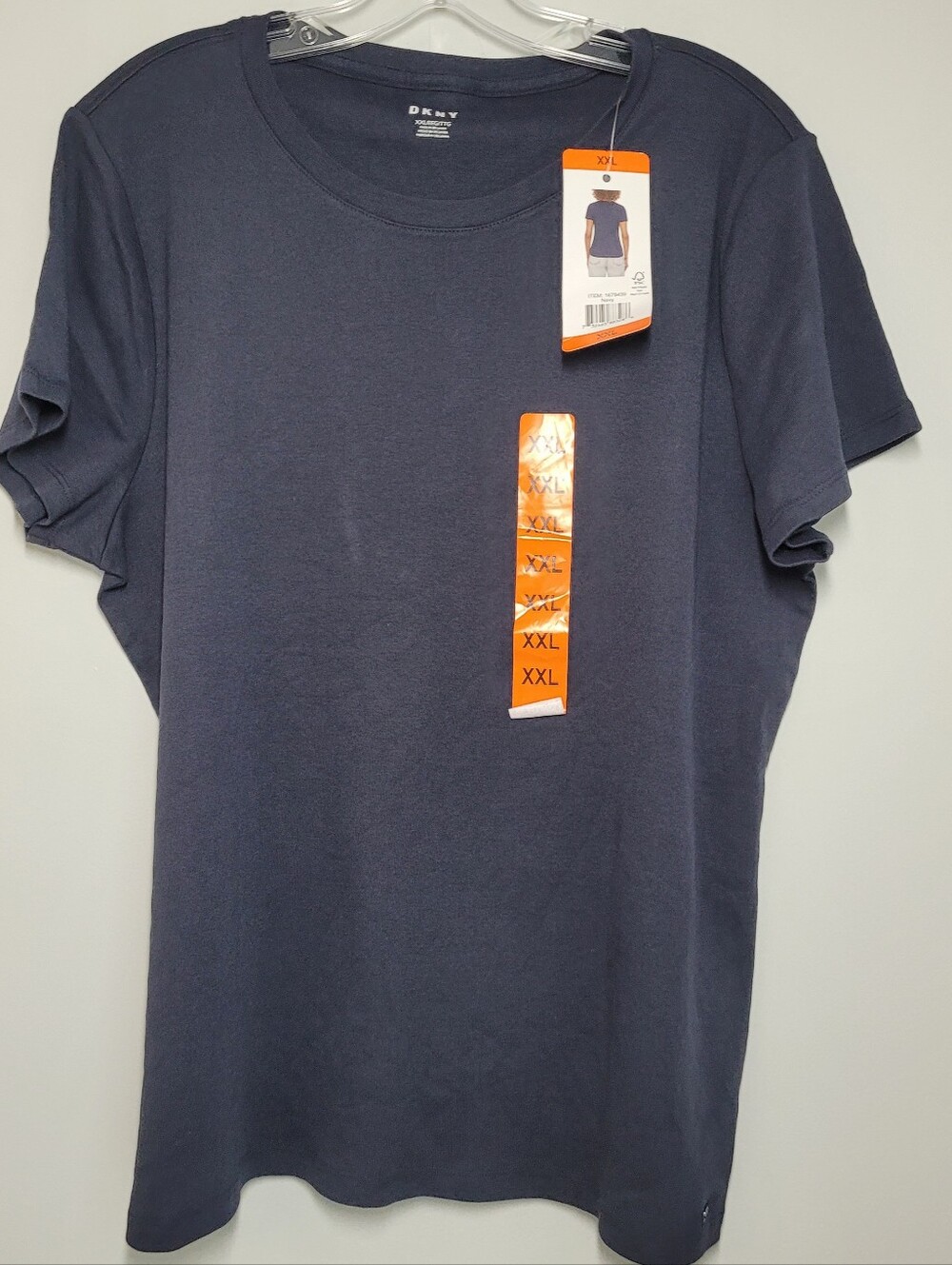 DKNY Navy Crew Neck Short Sleeve T-Shirt NWT XXL